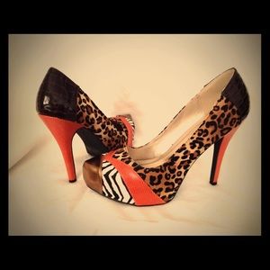 Leopard Print Heels