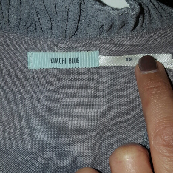 KIMCHI Blue Ruffled Vest - Picture 3 of 5