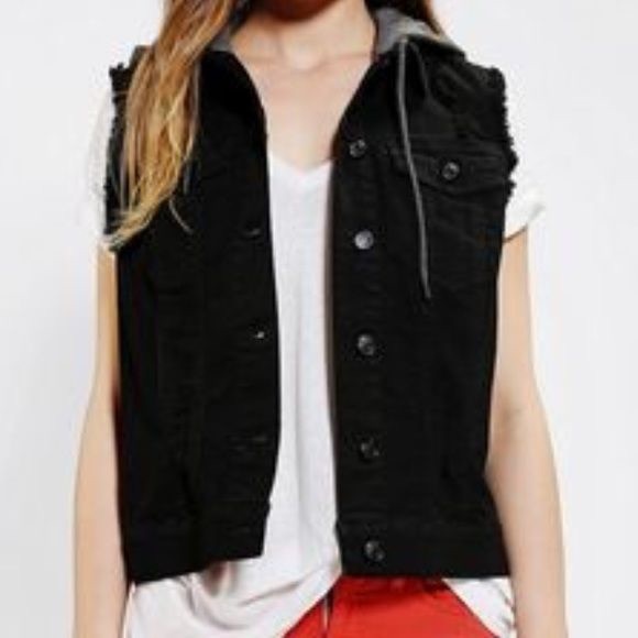 Urban Outfitters Jackets & Blazers - Urban Outfitters Black Jean Jacket by BDG
