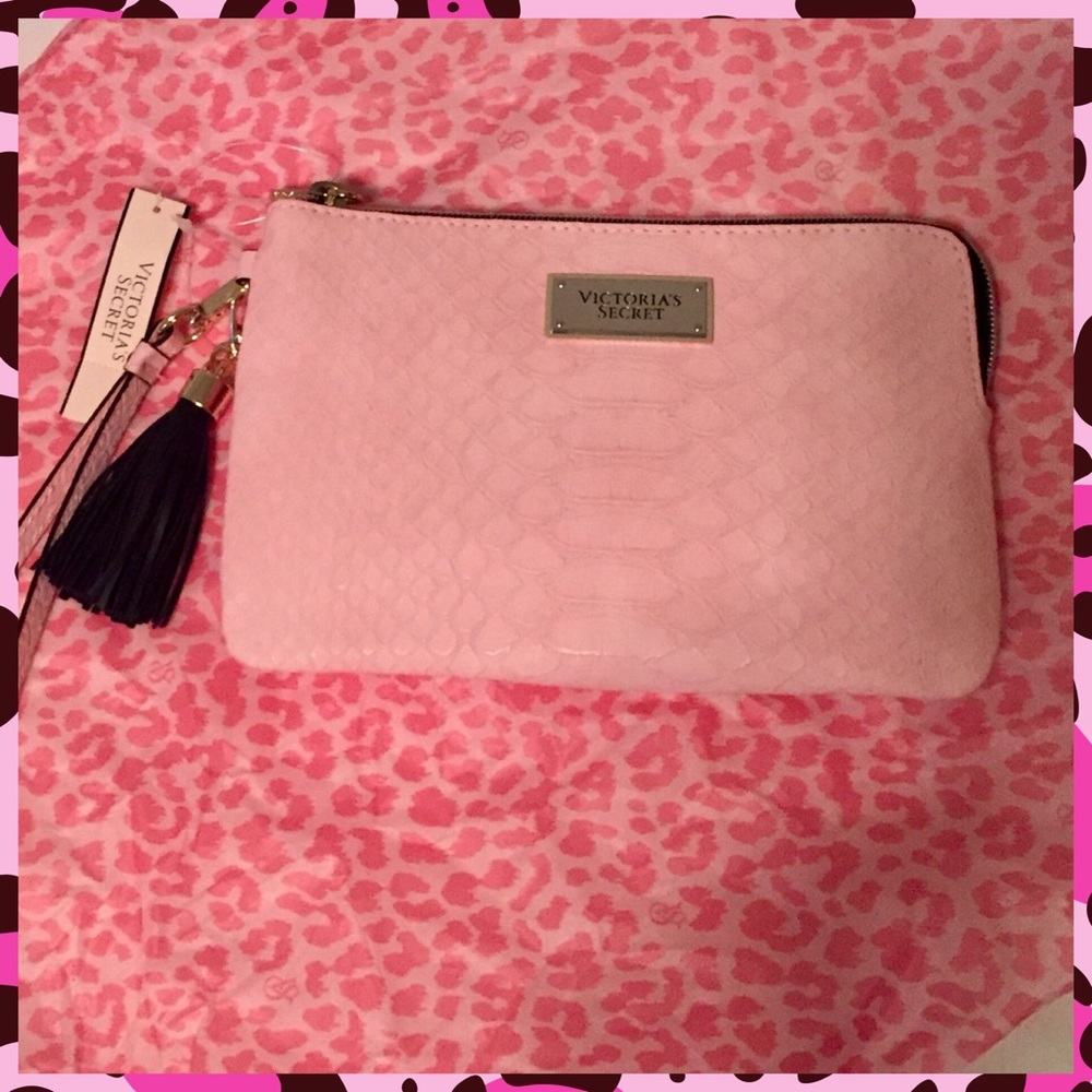NWT Victoria Secret Pink Python Wristlet - Picture 3 of 5