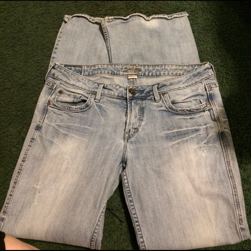 Silver jeans