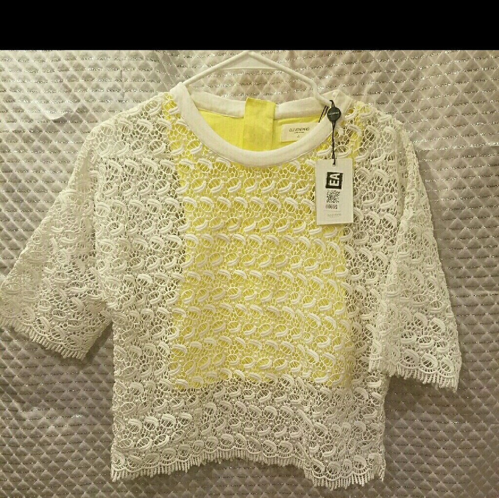 Vintage inspired lace over crop top