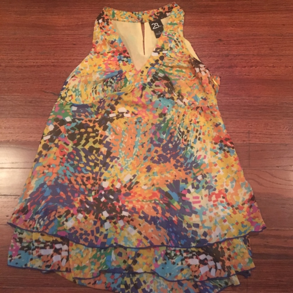 Colorful Layered Blouse