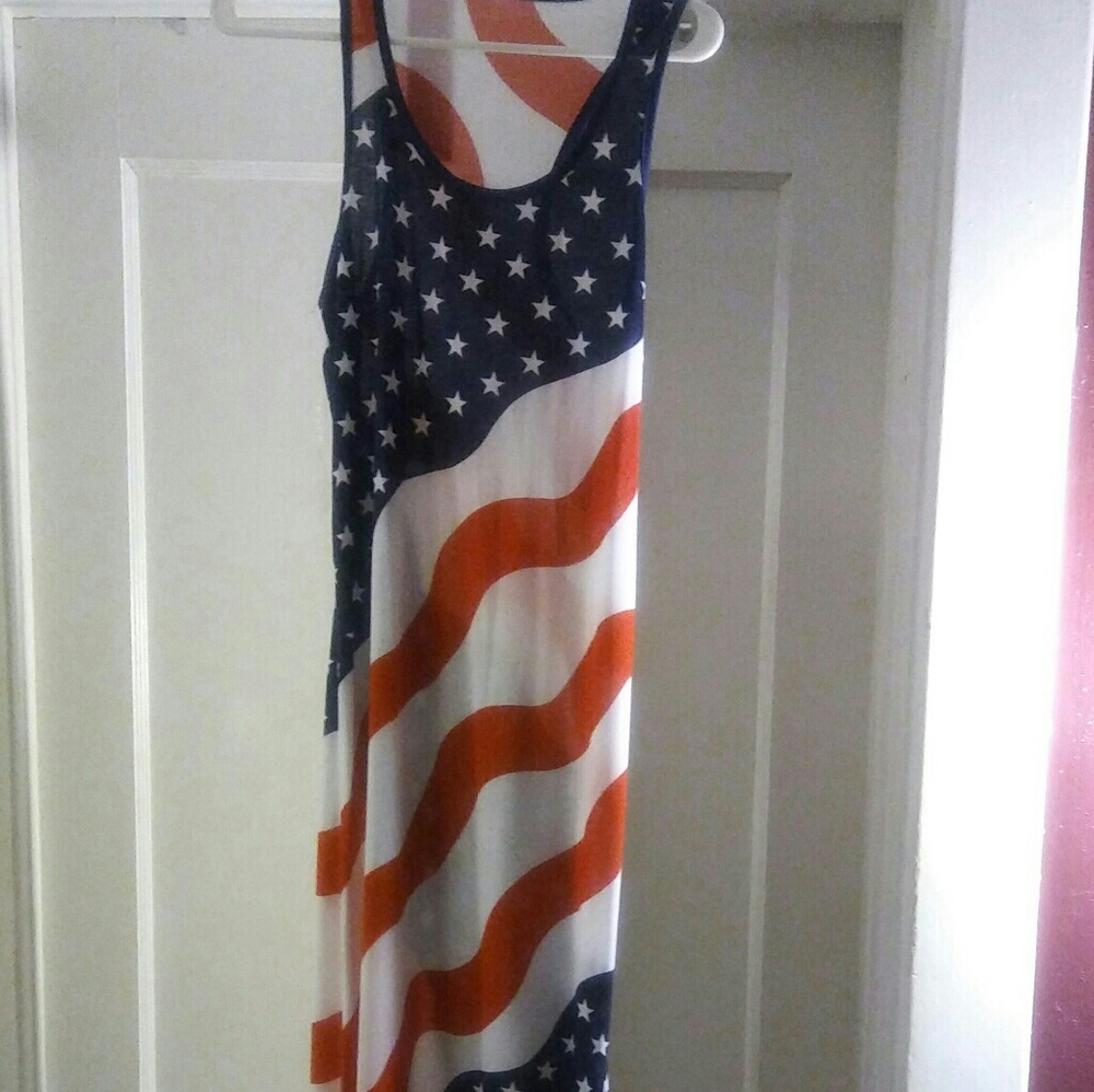 Red White Blue Summer Dress