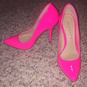 Neon Pink Aldo Pumps
