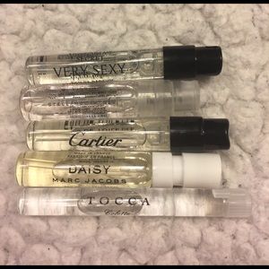 5 perfume samples