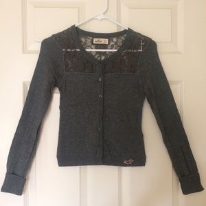 Hollister cardigan!