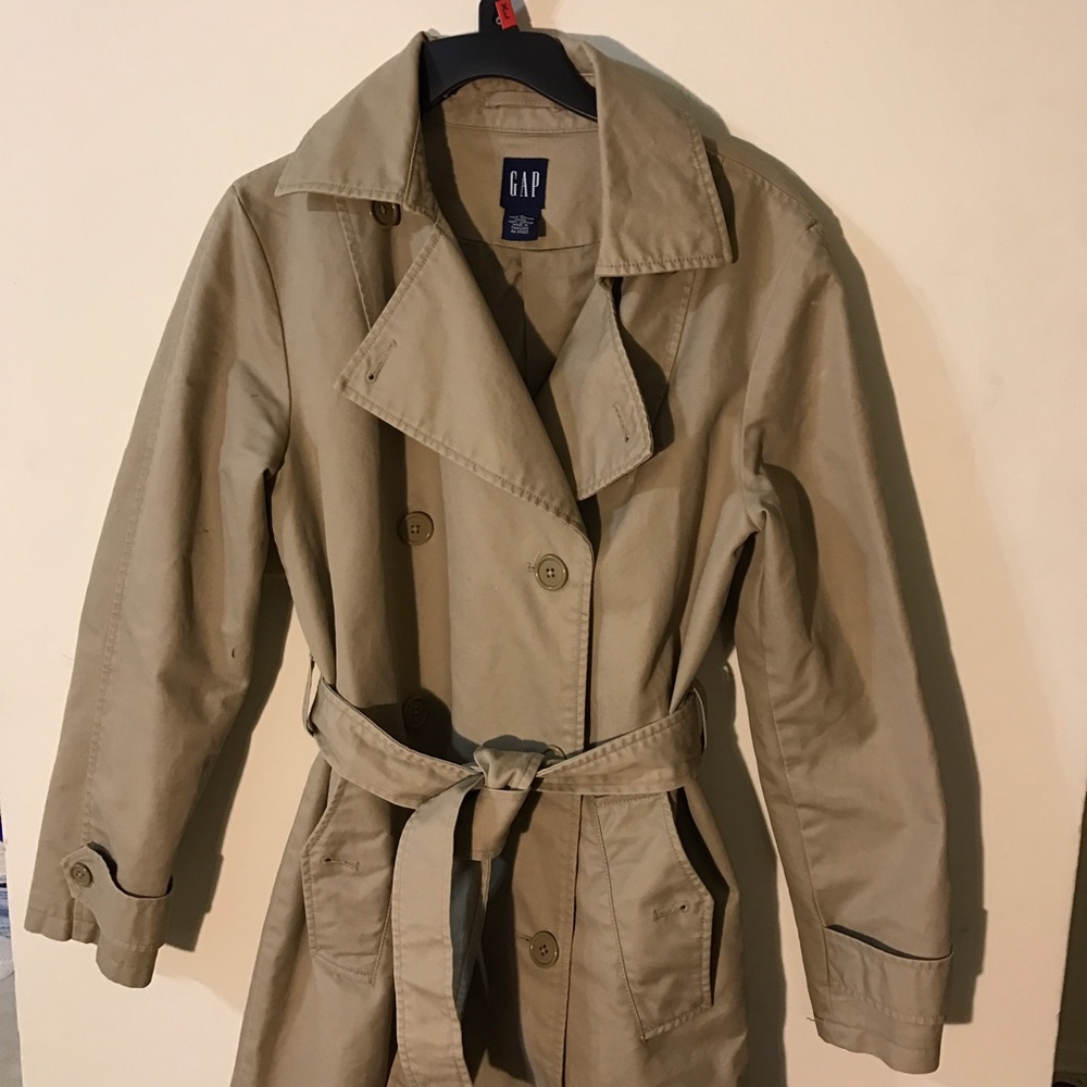 GAP Tan Trench Coat