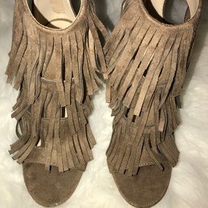 Fringe heels