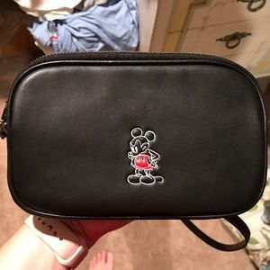 Coach Leather Mickey Crossbody