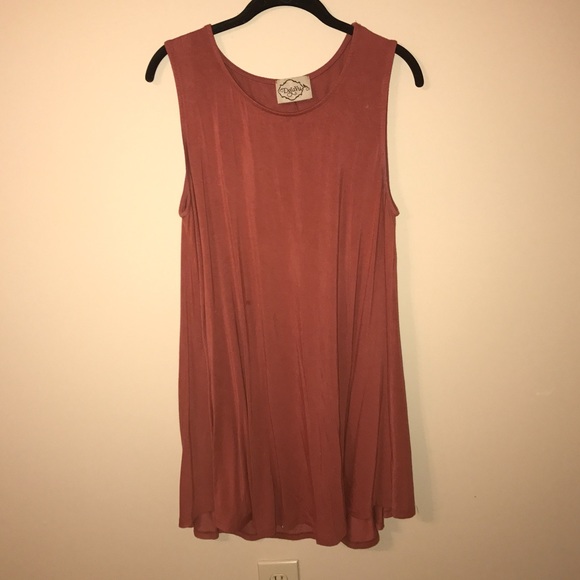 Deja Vu Dresses & Skirts - Deja Vu Burnt Orange Shift Dress