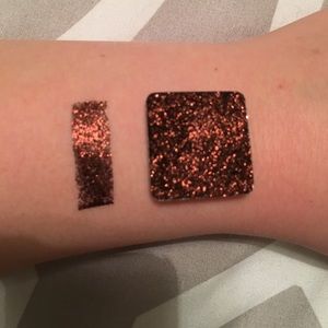 Chocolate kiss pressed glitter