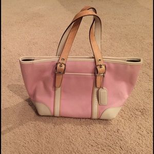 Perfect spring coach bag.