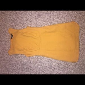 Mustard Twill Dress