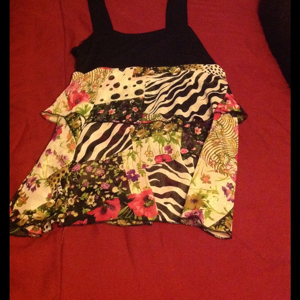 Summer gypsy style bohemian top