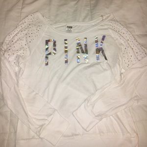 White PINK shirt