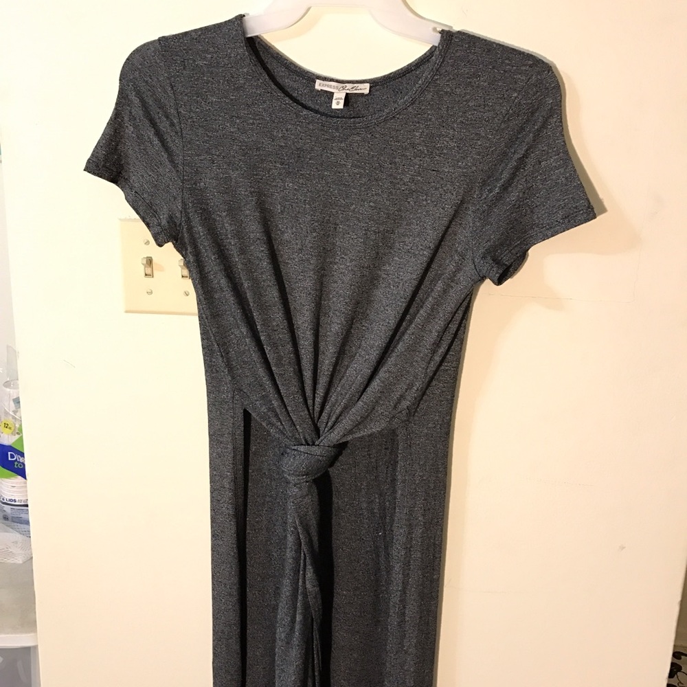 EXPRESS High Slit T-Shirt Maxi