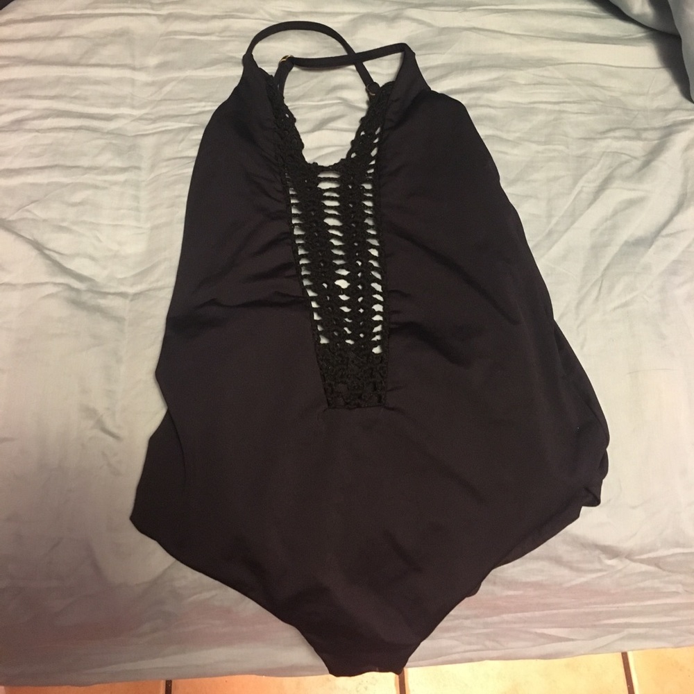 Super cute open back one piece