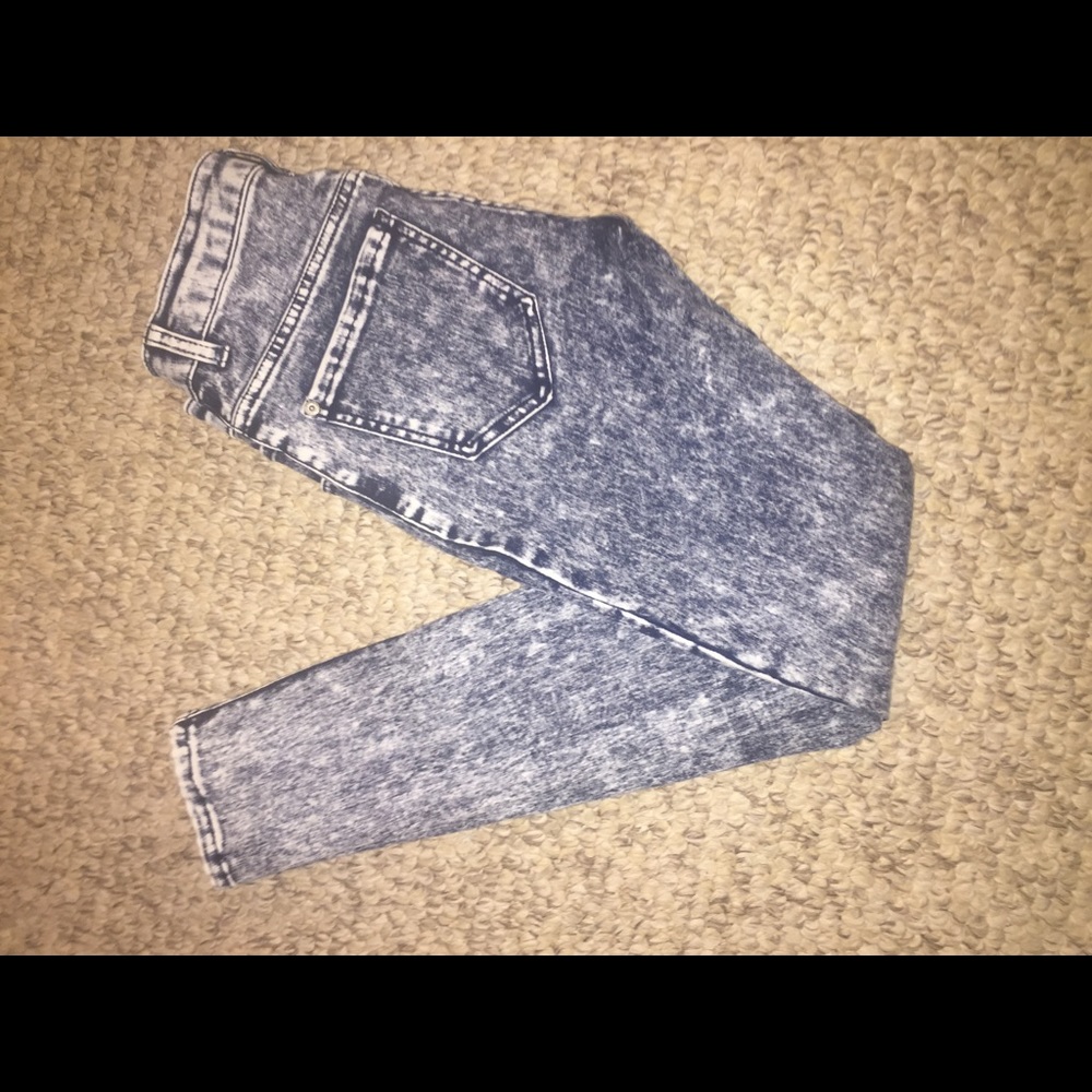 Delia Acid wash jeggings