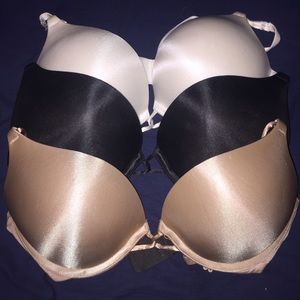 1 Bombshell Plunge White Bra