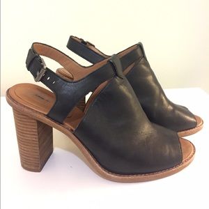 Madewell Sylvain Heels, Black, 9.5