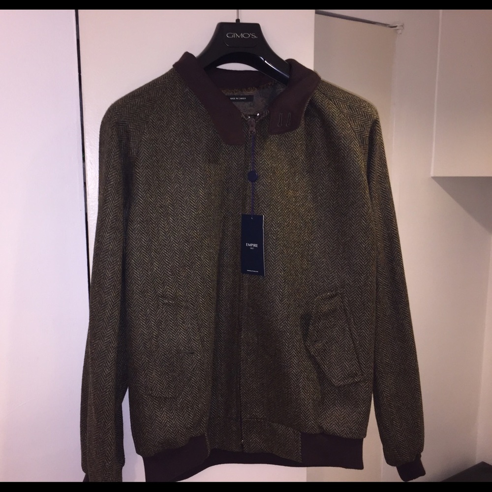 Brand New Empire Smoking Jacket with Silk Liner