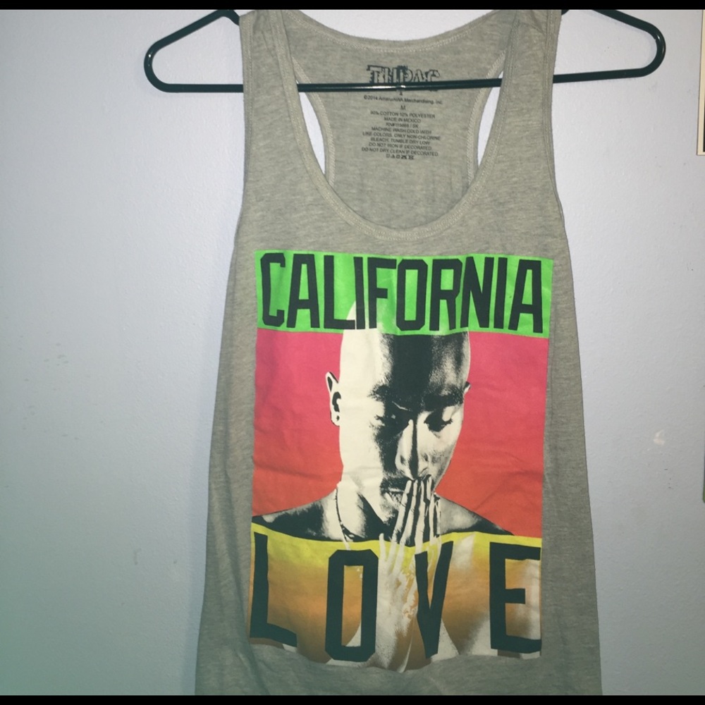 Tupac Cali Love tank