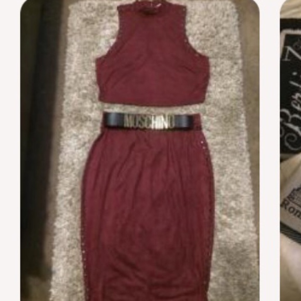 2-Piece Half Shirt & Skirt