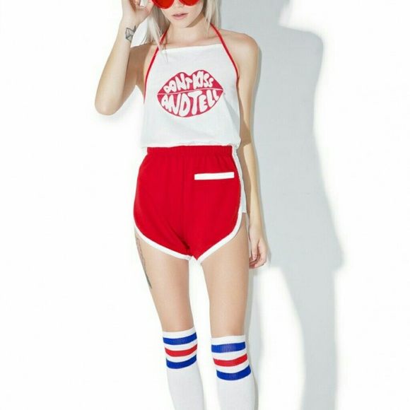 Don't Kiss and Tell Halter Tank - Picture 4 of 6