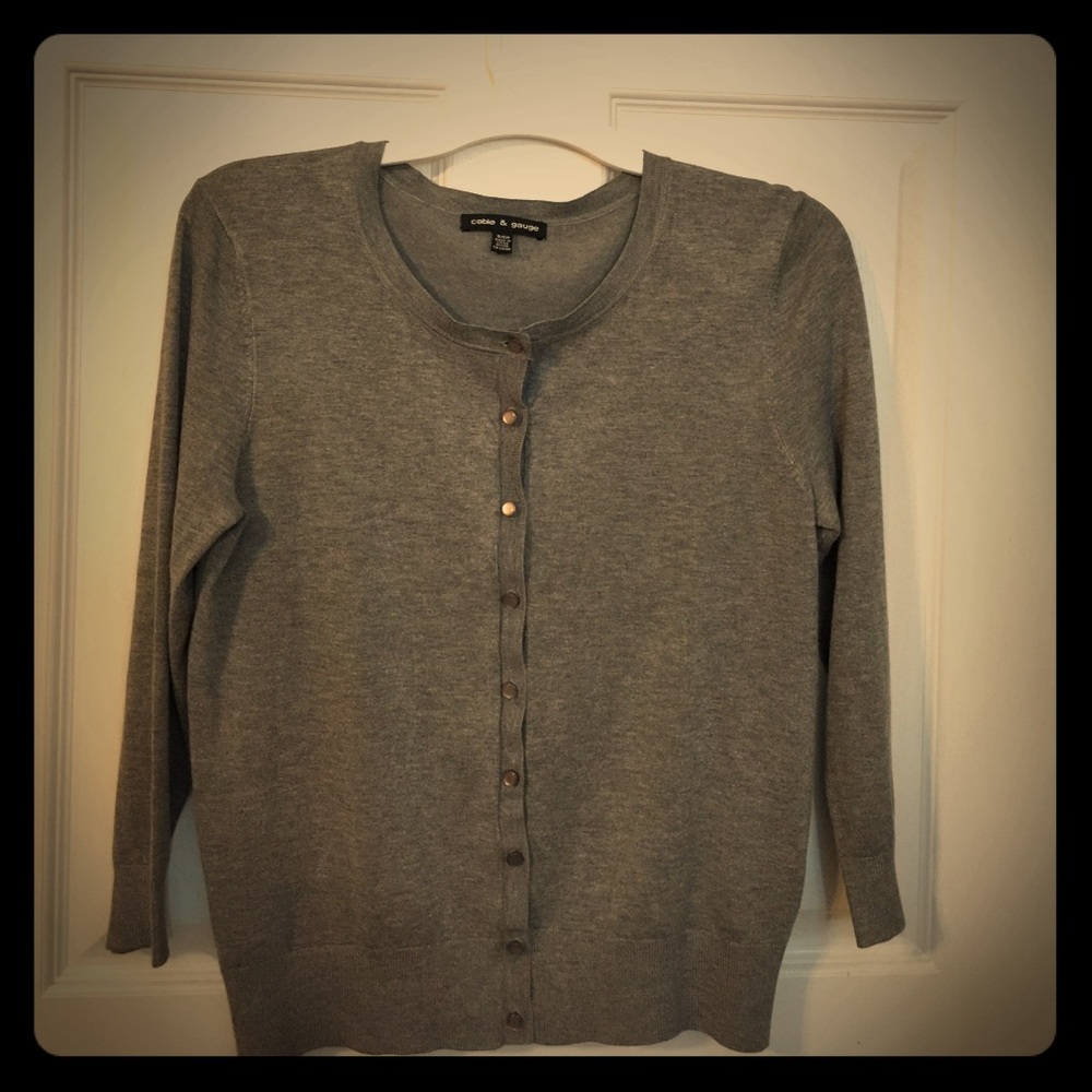 Grey Cardigan