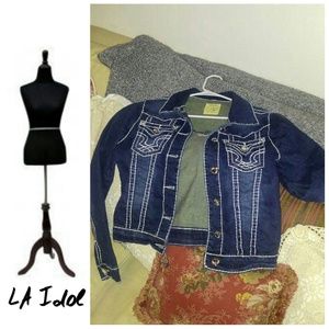 L.A Idol Jean Jacket size 8