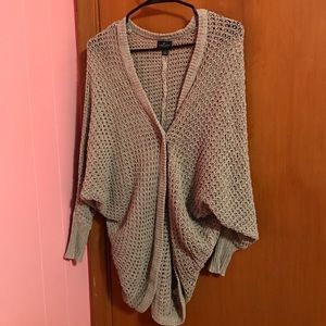 Grey Cocoon Sweater