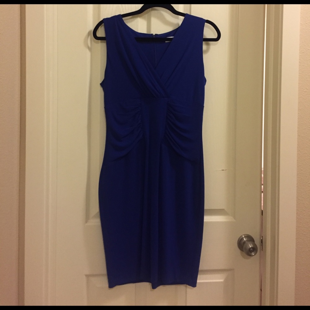CALVIN KLEIN Royal Blue Dress