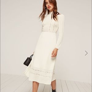 Reformation Natalia Dress in Ivory