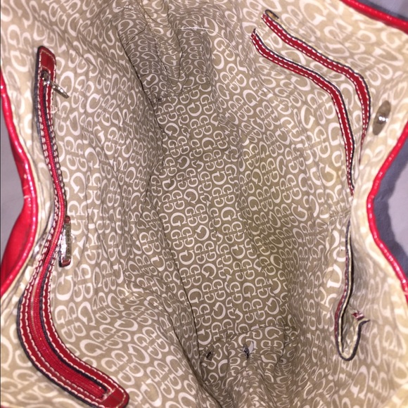 Guess Red Tote Bag - Picture 3 of 3