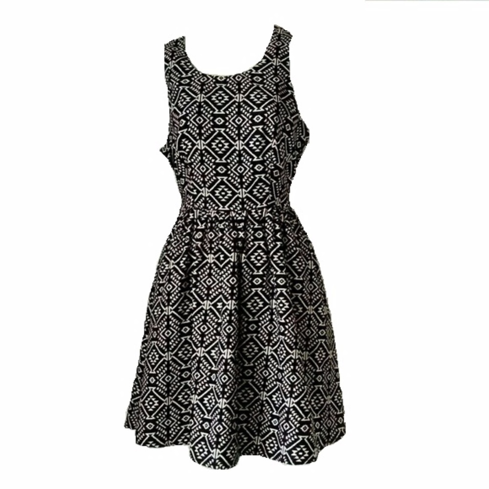 Dex 1963 Sleeveless Tribal Print Dress