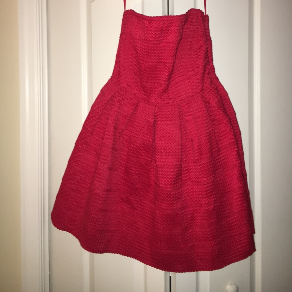 Red Peplum Dress