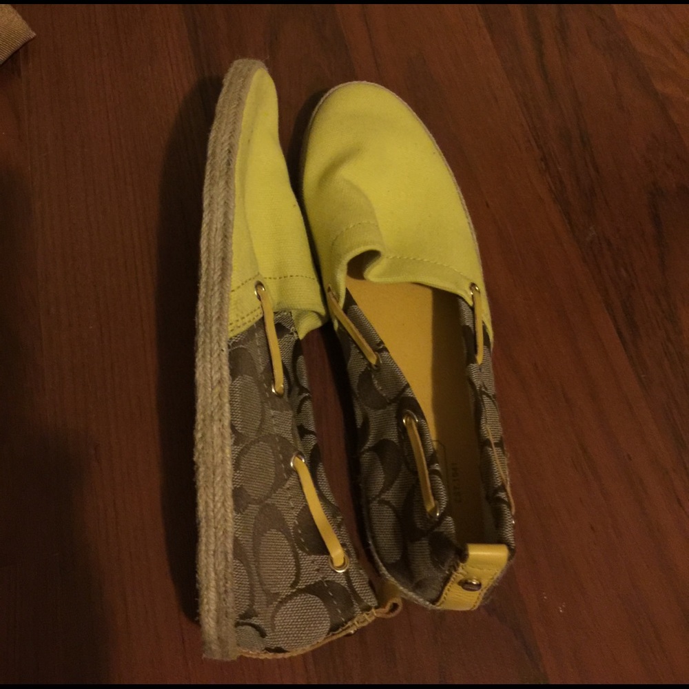 Coach espadrilles flats