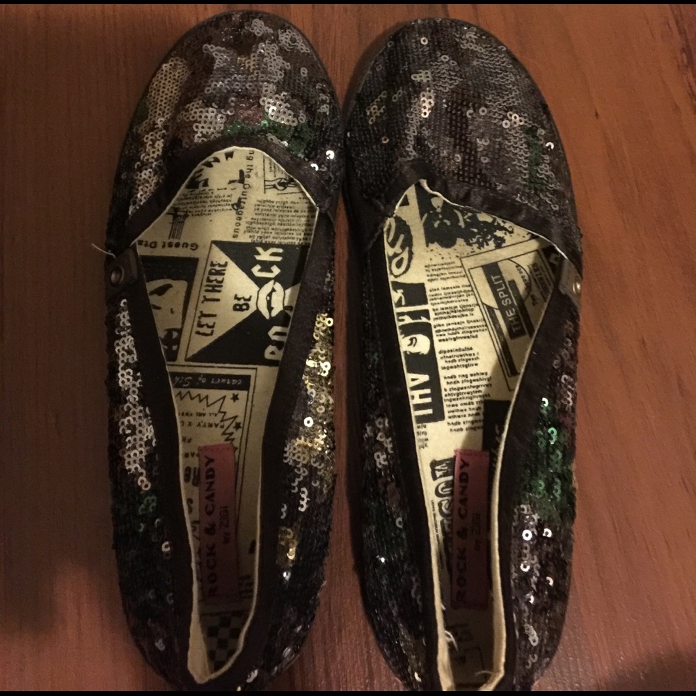 Rock & candy sequins flats
