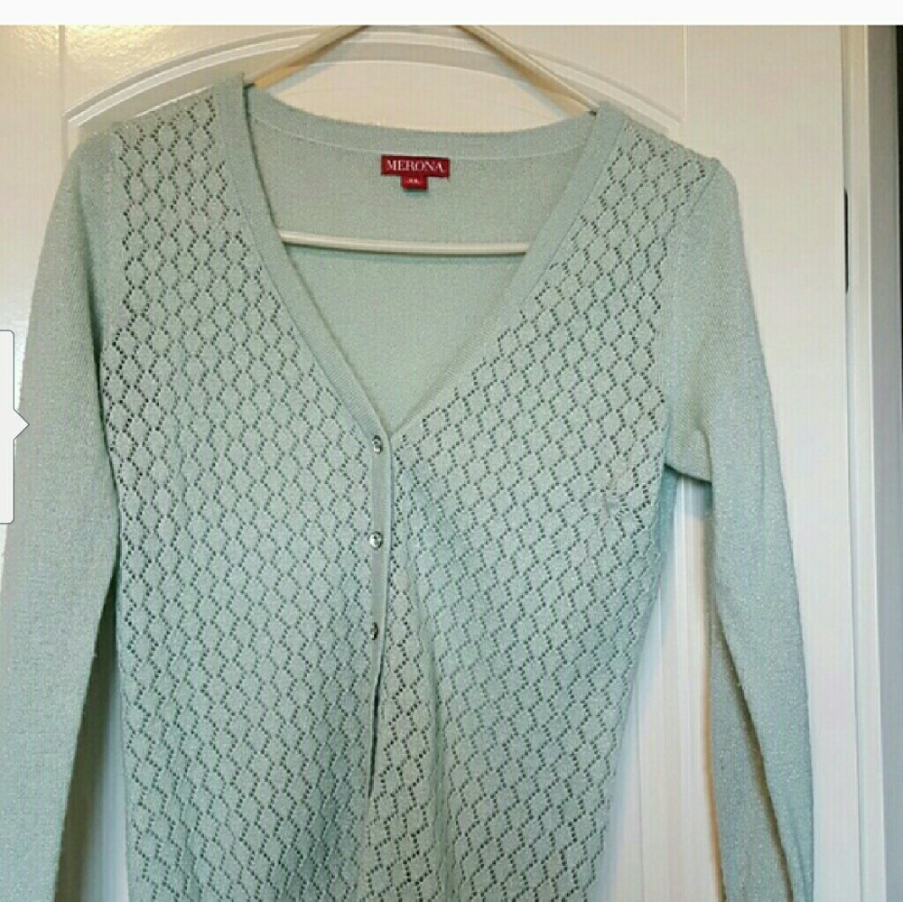 Mint cardigan
