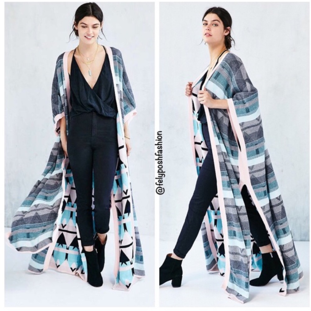 Somedays Lovin The Silence Stripe Knit Cozy Poncho