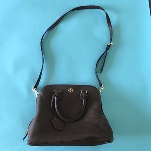 Tory Burch Robinson Open-Top Dome Satchel Bag