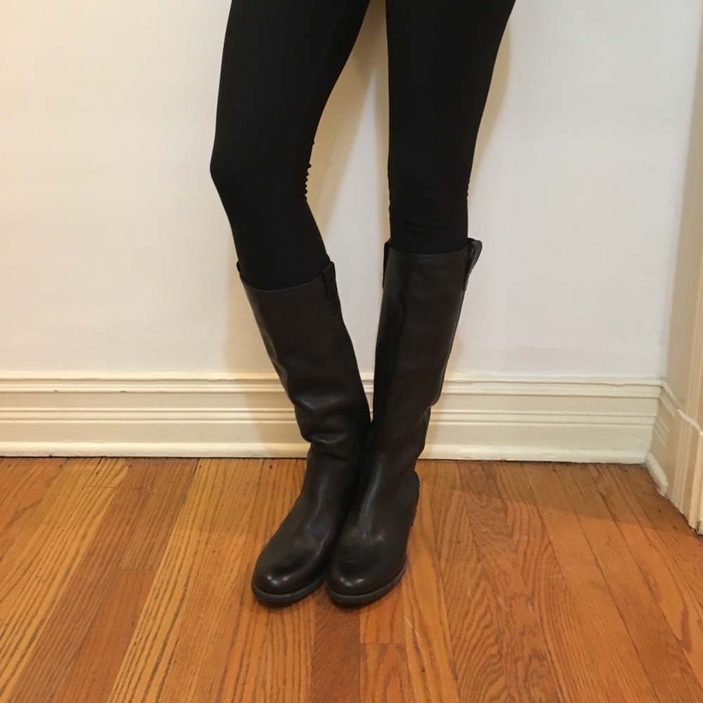 Italian leather boots from Madewell
