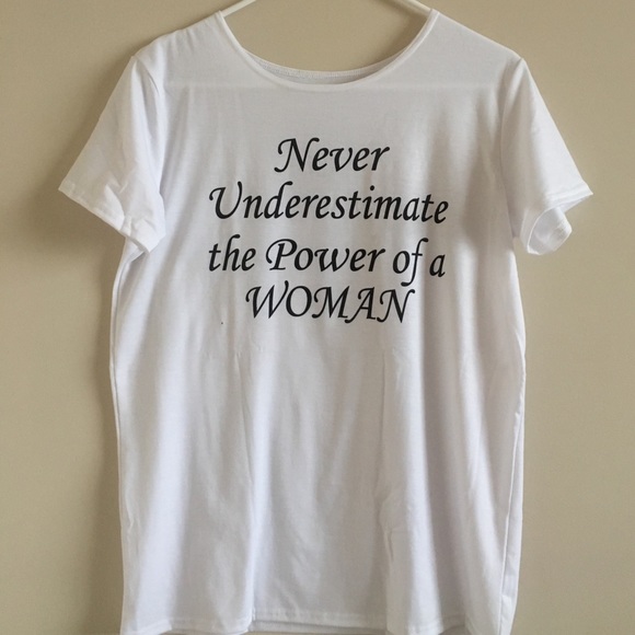 Never Underestimate Woman Tee - Picture 2 of 6