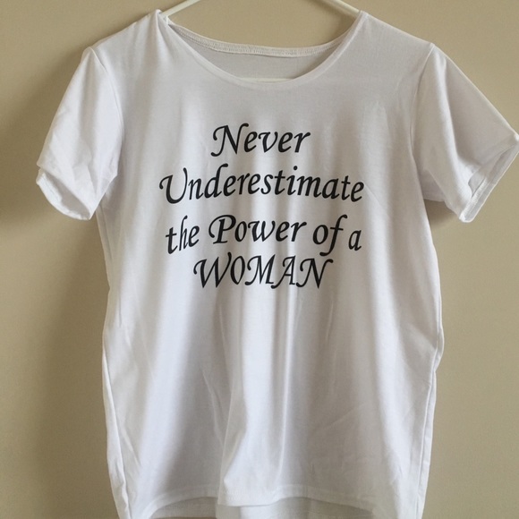 Never Underestimate Woman Tee - Picture 6 of 6