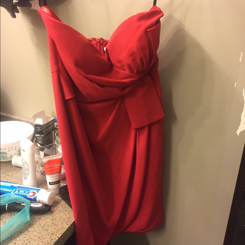 Red dress