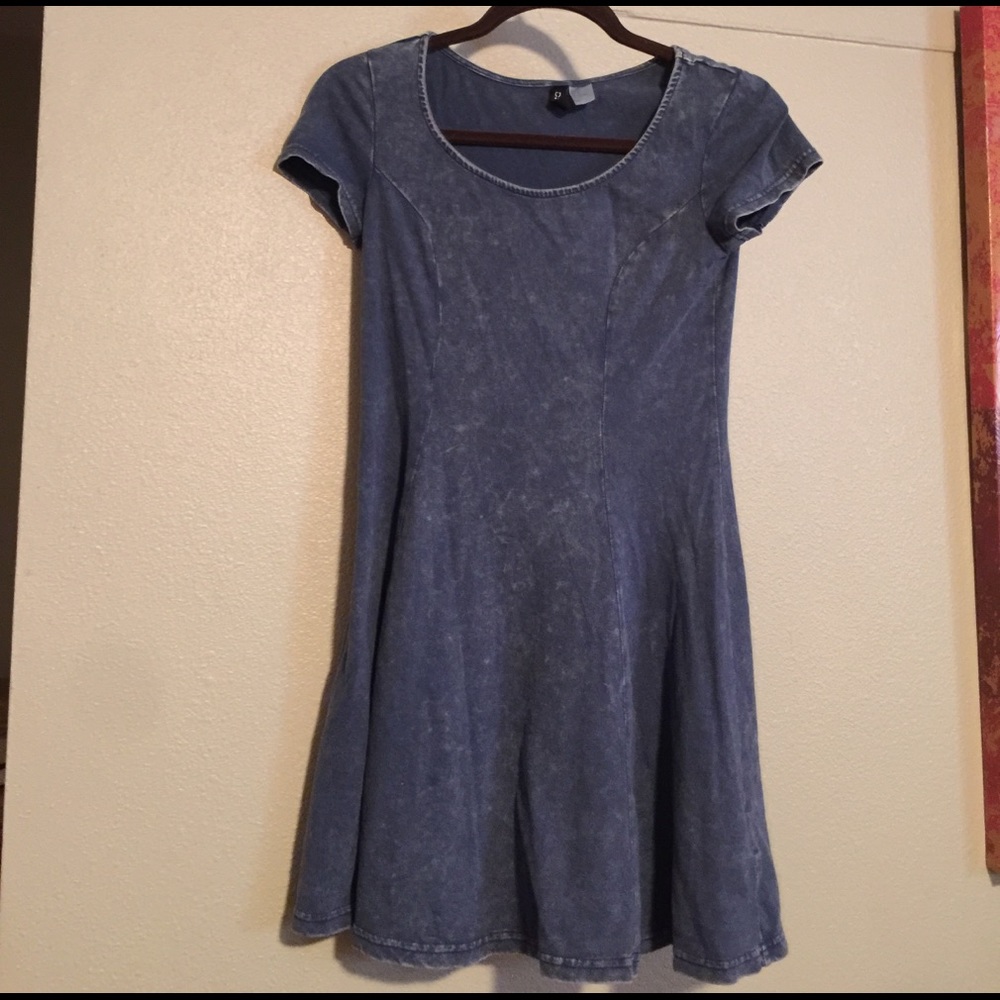 Divided jean dress
