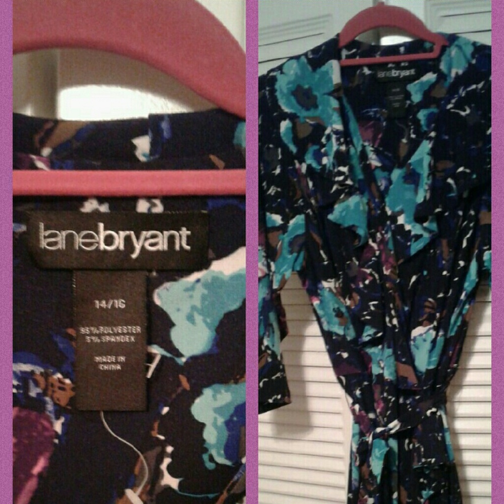 Lane Bryant wrap dress