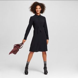 Who What Wear Midi tie neck dress Who What Wear Midi tie neck dress