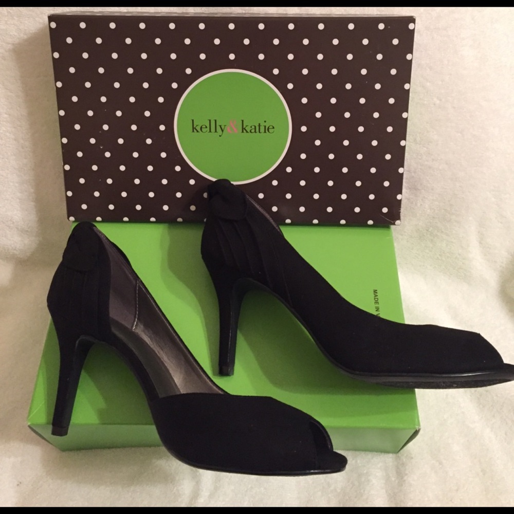 Kelly & Katie Black Joyce Pump